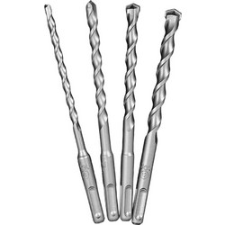 DELI σετ τρυπάνια DH-YCZ004-WD1 για τοίχο, 40Cr YG8, 6/8/10/12x160mm, SDS Plus, 4τμχ