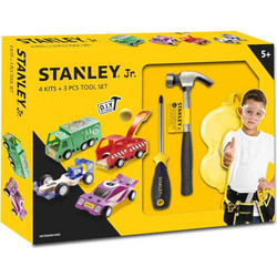 Stanley Jr. Παιδικό Σετ με 4 Ξύλινες Κατασκευές & 3 Εργαλεία U001-K04-T03-Sy