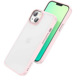 Hoco Golden Shield Frosted Back Cover Pink (iPhone 14 Pro)