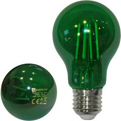 Λάμπα LED FILAMENT A60-E27-6W Πράσινο ADELEQ 13-272165
