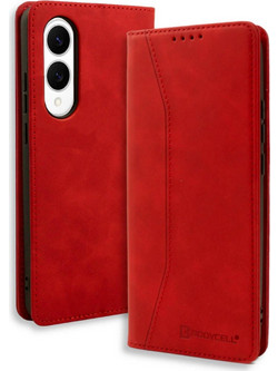 Bodycell Book Case Θήκη Πορτοφόλι Red (Samsung Galaxy S25 Edge)