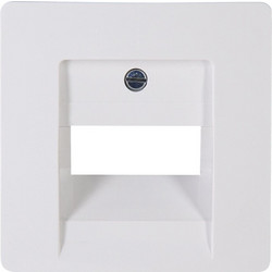 HK05 ΠΛΑΚΙΔΙΟ ΔΙΠΛΟ RJ11/RJ45 ΛΕΥΚΟ - 1-K326102004
