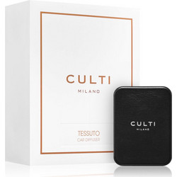 Culti Milano Car Diffuser Black Tessuto άρωμα για αυτοκίνητο + ανταλλακτικό για γέμιισμα 1 τμχ