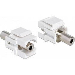 Keystone Stereo jack 3.5 mm female Stereo jack 3.5 mm female - Λευκό 86322
