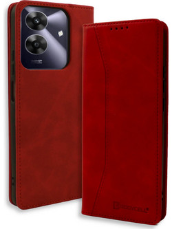 Bodycell Book Case Red (Realme Note 60)