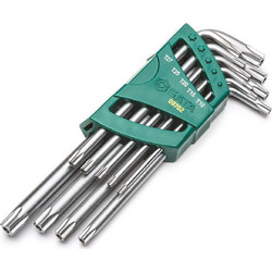 Torx με τρύπα σετ 9τεμ. T10 - T15 - T20 - T25 - T27 - T30 - T40 - T45 - T50 / ST09702
