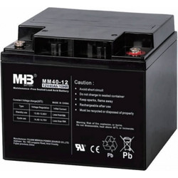 Μπαταρία UPS MHB VRLA Battery 40-12 με χωρητικότητα 40Ah και τάση 12V MM 40-12