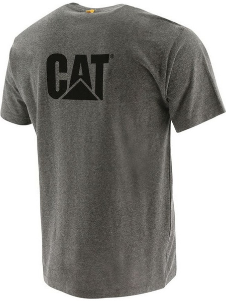 Μπλουζάκι Ανδρικό Κοντομάνικο T-Shirt Trademark TEE Γκρι CAT W05324-004