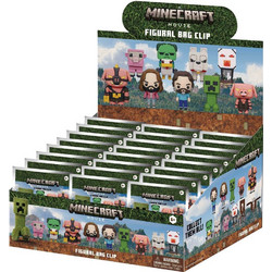 Monogram Minecraft Series 1 3D PVC Bag Clips 24τμχ Μπρελόκ