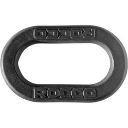 Perfect Fit The Rocco 3 Way Cockring Ball Strap Ελαστικό Δαχτυλίδι Πέους & Όρχεων Μεταλλικό 1.7cm Μαύρο