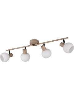 Φωτιστικό Οροφής- Σποτ Boba R86374043 4xE14 10W 70x10x18,5cm Beige RL Lighting