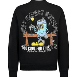 Sublevel Too Cool For This Life Unisex Sweatshirt Black H10608BC21478-24000