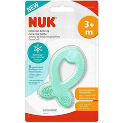 Nuk Extra Cool Teether Fish Green/Blue 3m+ 1τμχ