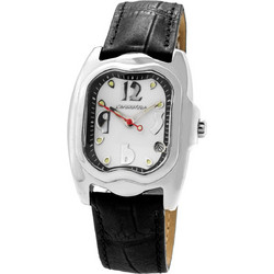 Chronotech Γυναικείο Ρολόι με Μαύρο Δερμάτινο Λουράκι CT7274L-05