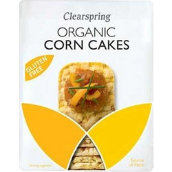 Βιολογικά Kρακερ Καλαμπόκι με Αλάτι - Clearspring - 130gr