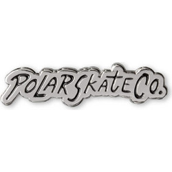Polar Skate Co. Surf Logo Pin Κονκάρδα - Silver/Black (PSC-F24-74)