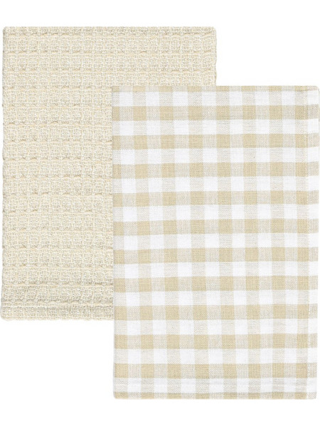 Estia ESTIA ΠΕΤΣΕΤΑ ΚΟΥΖΙΝΑΣ CASA 45x65cm ΜΠΕΖ ΣΕΤ 2ΤΕΜ