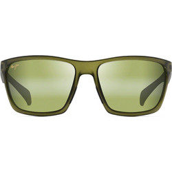 Maui Jim MJ804 15M Ανδρικά Γυαλιά Ηλίου Τετράγωνα Κοκάλινα Πράσινα με Πράσινο Polarized Φακό