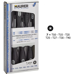 Σέτ Torx S2 Με 7 Τεμάχια 80705 Maurer