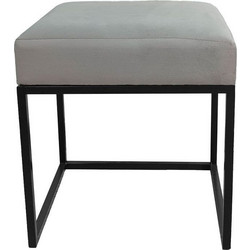 Σκαμπό Cubik 16-0674 40x40x44cm Beige