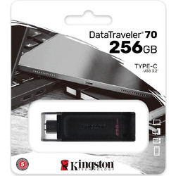 Kingston DataTraveler 70 256GB USB Stick 3.2 Gen 1 με USB-C