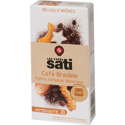 Kάψουλες Nespresso Συμβατές Sati Cafe Bredele D'Alsace 10 τεμάχια