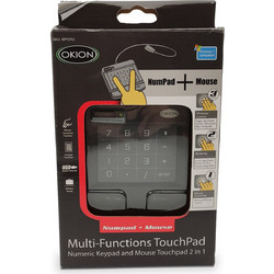 Okion Kp121U Black Αριθμητικό Πληκτρολόγιο