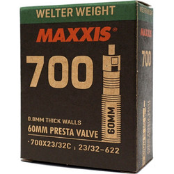 ΑΕΡΟΘΑΛΑΜΟΣ ΠΟΔΗΛΑΤΟΥ MAXXIS 700x23/32C WELTERWEIGHT 60MM F/V ΓΑΛΛΙΚΗ ΒΑΛΒΙΔΑ