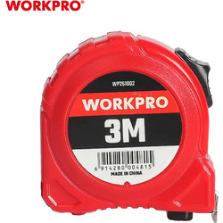 ΜΕΤΡΟ ΡΟΛΟ WORKPRO 3mx16mm ΠΛΑΣΤΙΚΟ WP261002 (ΚΑΡΤΕΛΑ)