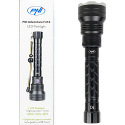PNI Adventure F410 Επαναφορτιζόμενος Φακός LED 10W 700lm με USB-C & 3000mAh