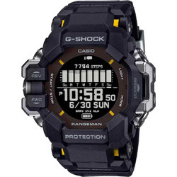 Casio G-Shock Ψηφιακό Ανδρικό Ρολόι Χρονογράφος Solar με Μαύρο Καουτσούκ Λουράκι GPR-H1000-1ER