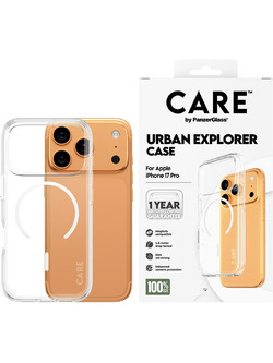 Διάφανη Θήκη CARE by Panzerglass Urban Explorer με White MagSafe για iPhone 17 Pro