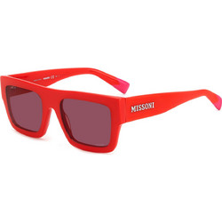 Missoni MIS0129/S C9A/U1 Γυναικεία Γυαλιά Ηλίου Τετράγωνα Κοκάλινα Κόκκινα με Καφέ Polarized Φακό