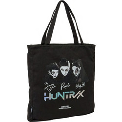 K-POP DEMON HUNTERS - Huntrix - Black Zipped Tote Bag