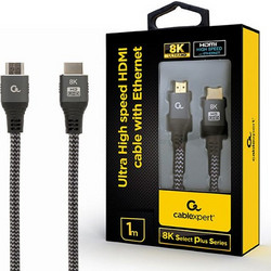 CABLEXPERT ULTRA HIGH SPEED HDMI CABLE,8K SELECT PLUS SERIES 1M