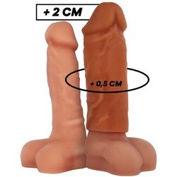 VirilXL Extra Comfort Sleeve V3 Κάλυμμα Επιμήκυνσης Πέους Καφέ