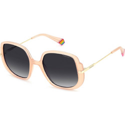 Polaroid Eyewear PLD6181/S 35J/WJ Γυναικεία Γυαλιά Ηλίου Τετράγωνα Κοκάλινα Ροζ με Μαύρος Degradee Φακό