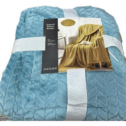 Κουβέρτα 220x240 Υπέρδιπλη 320gsm Fleece Palatex Tango- Petrol