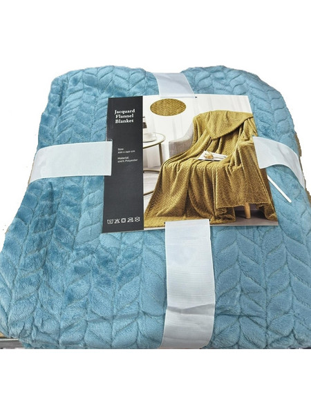 Κουβέρτα 220x240 Υπέρδιπλη 320gsm Fleece Palatex Tango- Petrol