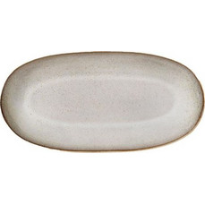 Bloomingville Πιατέλα Sandrine Stoneware Grey Nordic (21x42x3 cm)