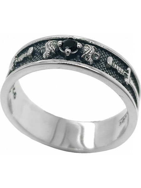 Δαχτυλίδι Anastasios Creations ασήμι 925 με σπαθί FD957