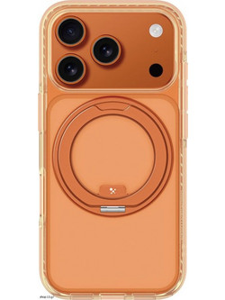 AmazingThing Titan Pro Magspin 360 Full Cover Σιλικόνης για iPhone 17 Pro - Πορτοκαλί