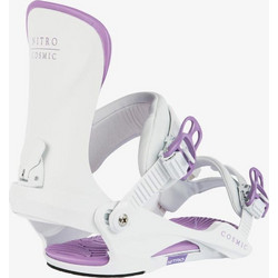 NITRO Women Snowboard Bindings Cosmic - WHITE LAVENDER - 836510-002