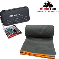 AlpinTec Microfiber Dryfast 90x180 Cool Grey Cool Grey