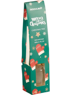 Αρωματικό χώρου με στικς Christmas tree πράσινο 100ml CAN-23269 ΚΩΔ.15262
