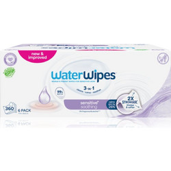 WaterWipes Soothing Clean παιδικά απαλά υγρομάντηλα 6x60 τμχ