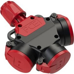 ADAPTOR ΒΙΟΜΗΧΑΝΙΚΟ 3 ΘΕΣΕΩΝ ΚΑΟΥΤΣΟΥΚ ΜΕ ΚΑΠΑΚΙ IP44 253622-s PCE (ΣΕΤ ΜΕ 2)