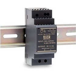 ΤΡΟΦΟΔΟΤΙΚΟ ΡΑΓΑΣ 15W/5VDC/3A ULTRA SLIM HDR-30-5 MEAN WELL (ΣΕΤ ΜΕ 2)