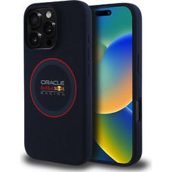 Red Bull Silicone Red Ring MagSafe Θήκη Navy (iPhone 16 Pro)