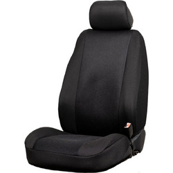 Καλύμματα Καθισμάτων Αυτοκινήτου Με Αποσπώμενο Προσκέφαλο Dynamic Covers Τρυπητό 2τμχ Μαύρο